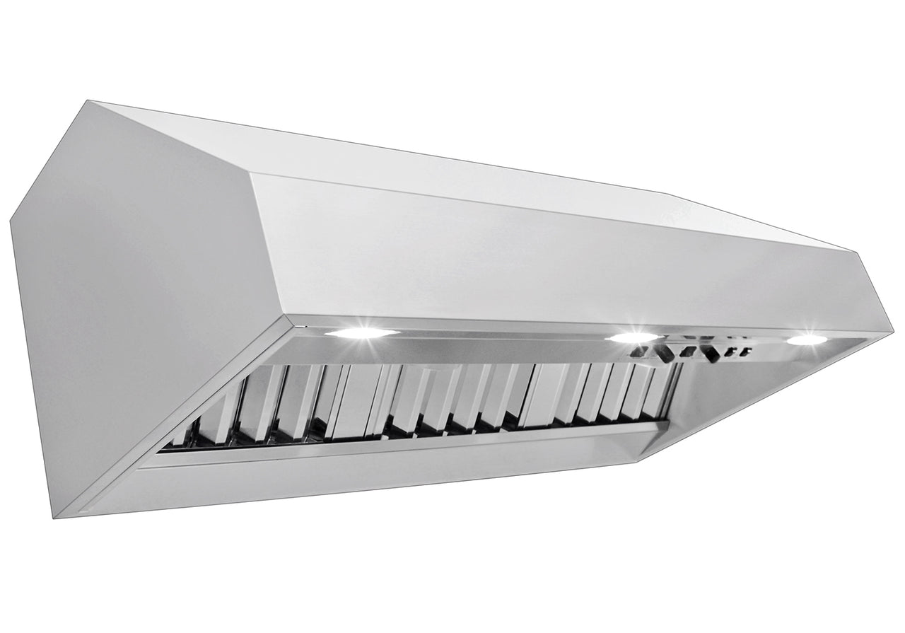 42" Wall Range Hood with Chimney - ProV 42WC in 304 Stainless steel (Blower sold separately)