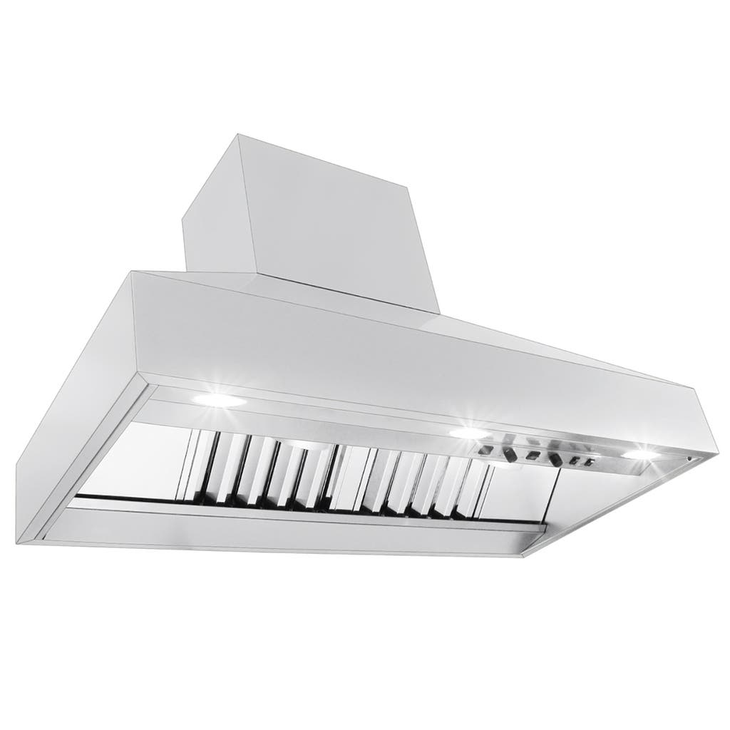 54" Wall Range Hood with Chimney - ProV 54WC 304 Stainless Steel (Blower sold separately)